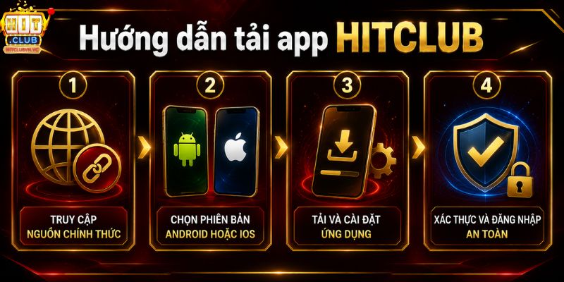 Hướng dẫn tải app HITCLUB